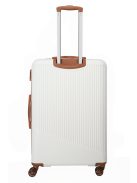 Travelite Bali L fehér nagy méretű bőrönd 
