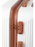 Travelite Bali L fehér nagy méretű bőrönd 