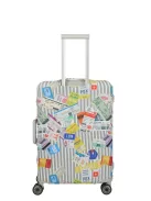 Travelite bőröndhuzat M közepes méretű multi color