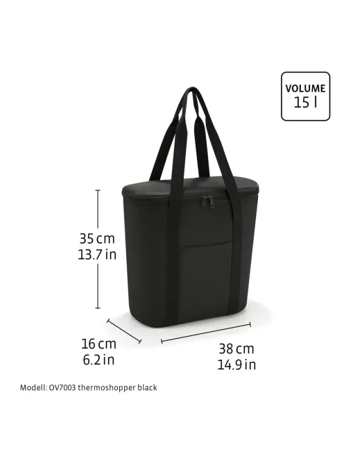 Reisenthel OV7073 Thermoshopper dots white hűtőtáska