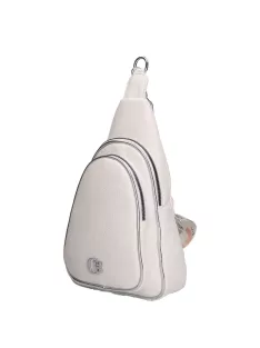 Chiara I 5037 fehér ezüst hátizsák