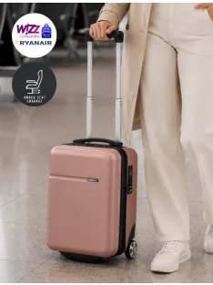   Bontour Wizzair ülés alatti bőrönd XS méret rosegold 40x30x20 cm