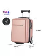 Bontour Wizzair ülés alatti bőrönd XS méret rosegold 40x30x20 cm