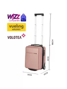 Bontour Wizzair kabinbőrönd rosegold 40x30x20 cm