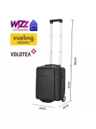 Bontour Wizzair kabinbőrönd fekete 40x30x20 cm