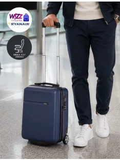   Bontour Wizzair és Ryanair ülés alatti bőrönd XS méret kék underseater 40x30x20 cm
