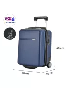 Bontour Wizzair és Ryanair ülés alatti bőrönd XS méret kék underseater 40x30x20 cm