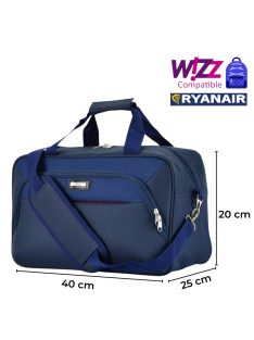 Bontour Ryanair/Wizzair 2107 kék 40x20x25 cm kabintáska 