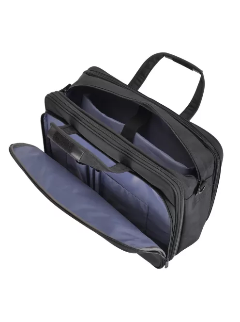 Bontour 2108 fekete bővíthető laptoptáska 17,3