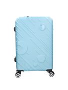 Benzi 5753 M macaron kék közepes méretű bőrönd