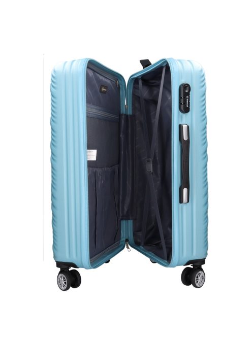 Benzi 5753 M macaron kék közepes méretű bőrönd