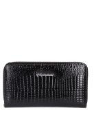 Jennifer Jones 5247-2 fekete lakk bőr női pénztárca