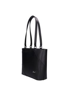 Karen 1522 fekete rostbőr női válltáska