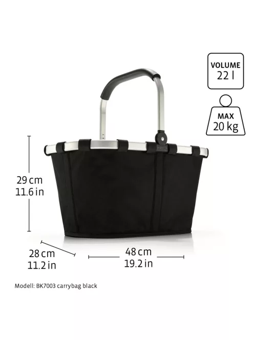 Reisenthel BK3093 Carrybag frame twist pink kosár