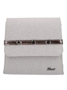 Karen 9516 ezüst rostbőr női alkalmi táska