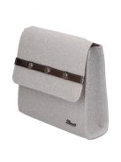 Karen 9516 ezüst rostbőr női alkalmi táska