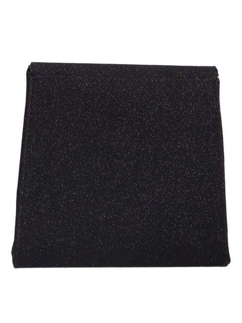 Karen 9516 fekete csillogós rostbőr női alkalmi táska