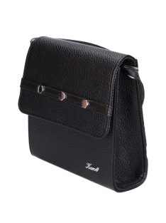 Karen 9516 fekete rostbőr női alkalmi táska