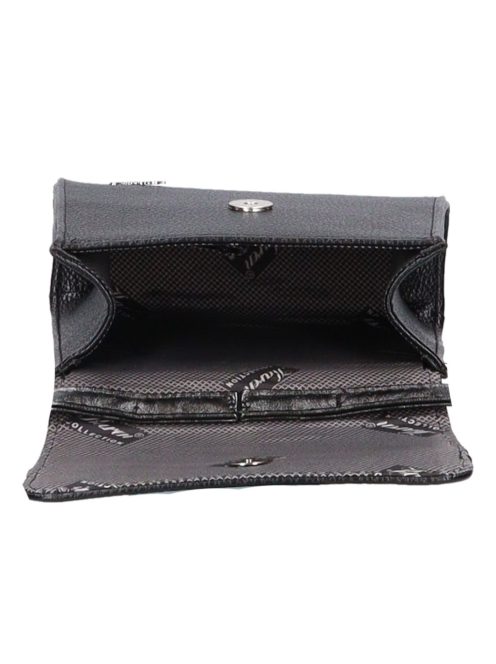 Karen 9516 fekete rostbőr női alkalmi táska