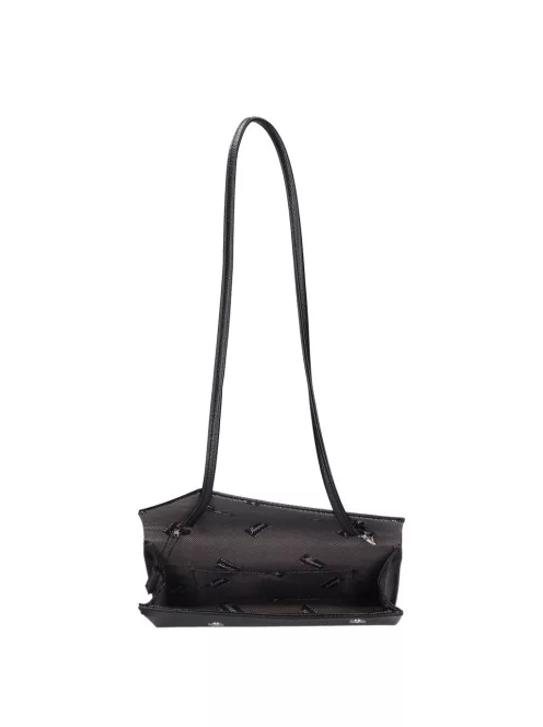 Karen 2484 fekete rostbőr női alkalmi táska