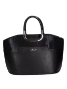 Karen 9079 fekete rostbőr női kézitáska