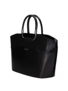 Karen 9079 fekete rostbőr női kézitáska