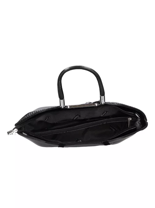 Karen 9079 fekete rostbőr női kézitáska