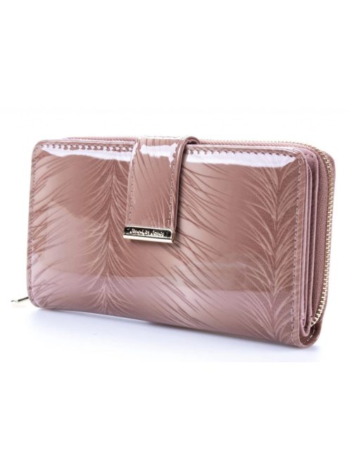 Jennifer Jones 5280-11 bézs bőr női pénztárca