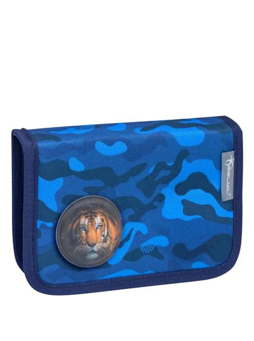 Belmil kék terepmintás fiú tolltartó