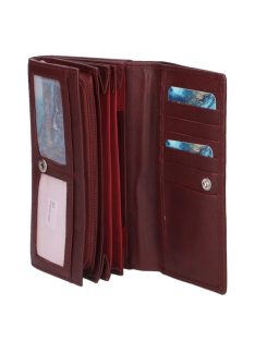 Gina Monti 32 bordó bőr női pénztárca