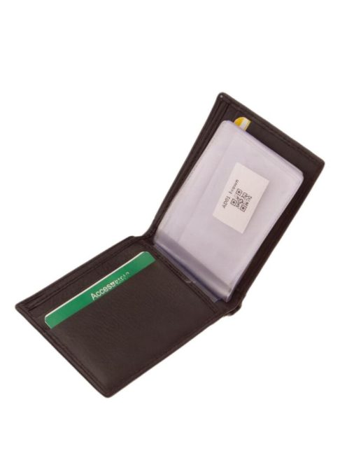 La Scala AD01 barna bőr kártyatartó