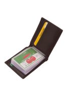 La Scala AD01 barna bőr kártyatartó