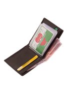 La Scala AD01 barna bőr kártyatartó