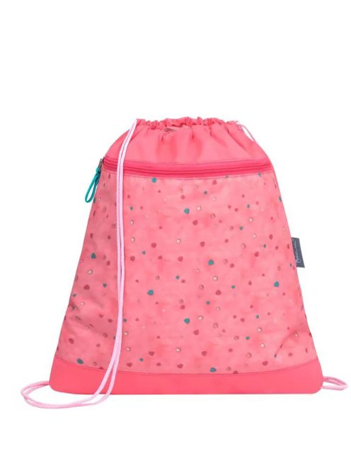 Belmil rózsaszín mintás lány tornazsák