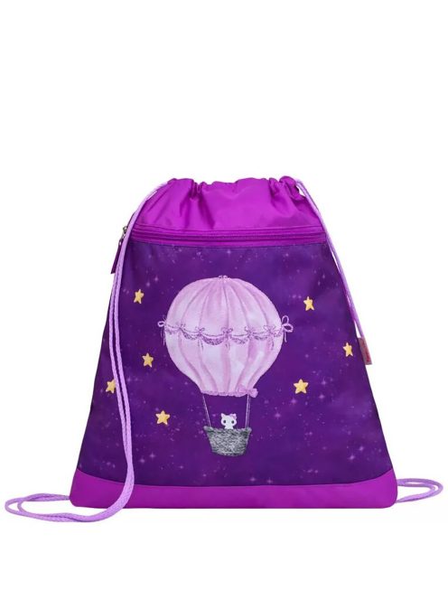 Belmil lila macskás lány tornazsák