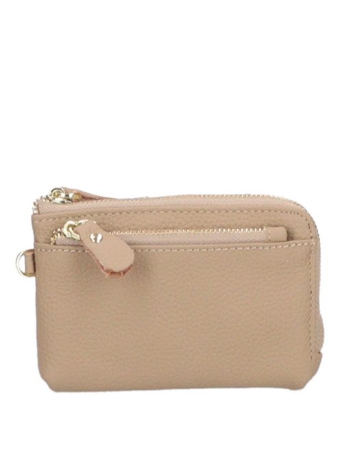 C30 drapp bőr kulcstartó