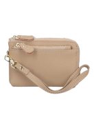 C30 drapp bőr kulcstartó