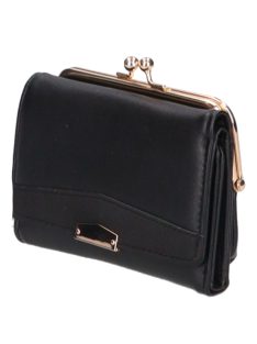 M-71 fekete műbőr pénztárca