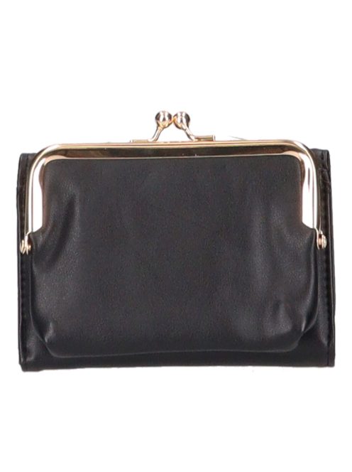 M-71 fekete műbőr pénztárca