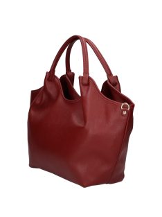 Olasz bőr 6545 bordó nagy táska