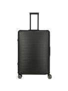 Travelite Next L fekete nagy méretű prémium alumínium bőrönd 