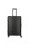 Travelite Next L fekete nagy méretű prémium alumínium bőrönd 