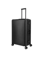 Travelite Next L fekete nagy méretű prémium alumínium bőrönd 