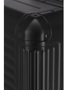 Travelite Next L fekete nagy méretű prémium alumínium bőrönd 