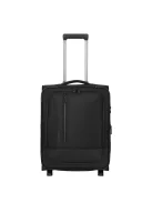 Travelite Crosslite S 2w két kerekű bővíthető kabinbőrönd fekete