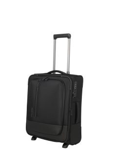  Travelite Crosslite S 2w két kerekű bővíthető kabinbőrönd fekete