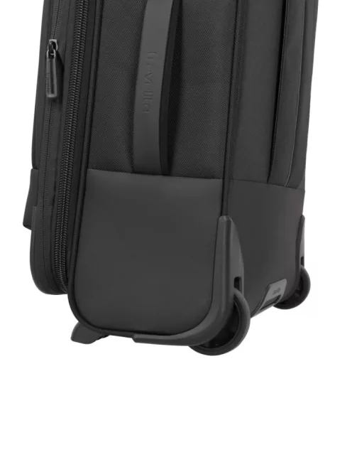 Travelite Crosslite S 2w két kerekű bővíthető kabinbőrönd fekete