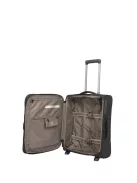 Travelite Crosslite S 2w két kerekű bővíthető kabinbőrönd fekete