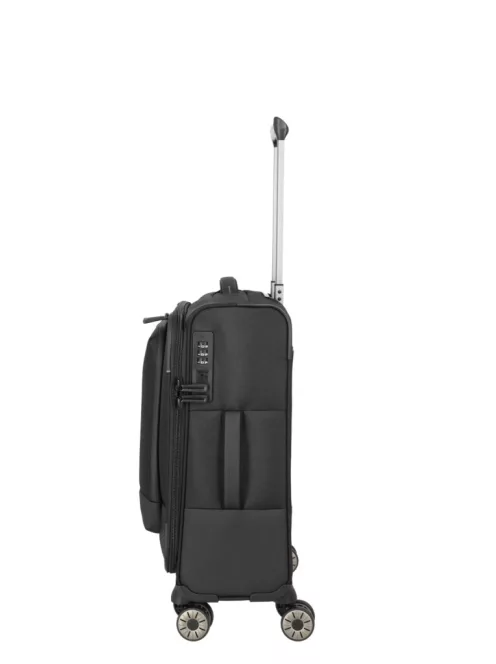 Travelite Crosslite S fekete kabinbőrönd 