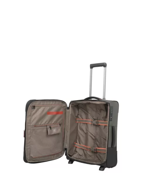 Travelite Crosslite S 2w két kerekű bővíthető kabinbőrönd olive